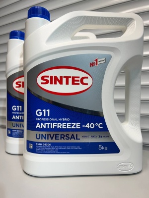 SINTEC G11 UNIVERSAL антифриз 5кг синий 990552