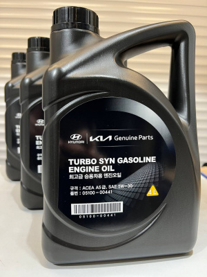 Моторное масло HYUNDAI-KIA 5W-30 Turbo SYN Gasoline 4л 0510000441