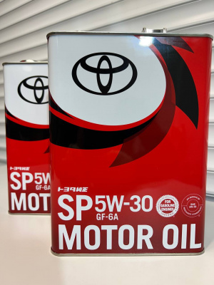 Моторное масло TOYOTA 5W30 SP 4L (металл) 0888013705