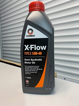 Моторное масло COMMA X-FLOW TYPE S 10W40 1л XFS1L
