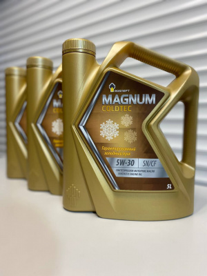 Моторное масло ROSNEFT 5W-30 Magnum Coldtec 5л 40813250