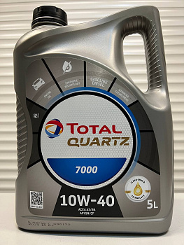 Моторное масло TOTAL QUARTZ 7000 10W-40 5л 214109