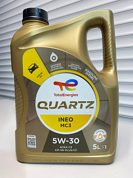 Моторное масло TOTAL QUARTZ INEO MC3 5W-30 5л 213698