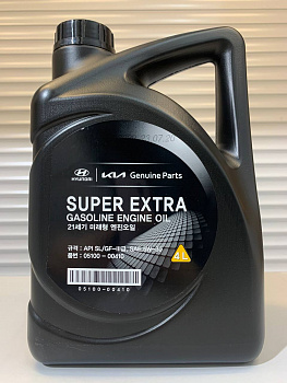 Моторное масло HYUNDAI-KIA SUPER EXTRA GASOLINE 5W-30 4л 0510000410