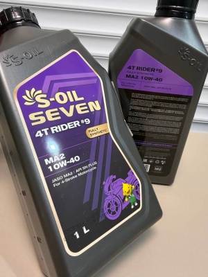 Моторное масло S-OIL 7 4T RIDER #9 MA2 10W40 1л E108012