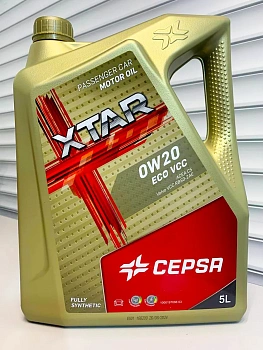 Моторное масло CEPSA XTAR 0W20 ECO VCC 5л 513993090