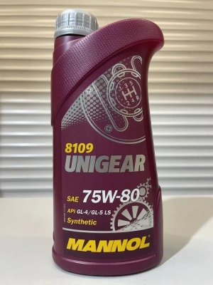 Трансмиссионное масло MANNOL 75W80 GL-4/GL-5 1л 8109