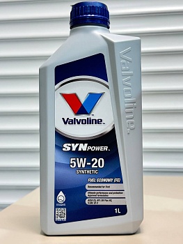 Моторное масло VALVOLINE SYNPOWER FE 5W20 1л 872555