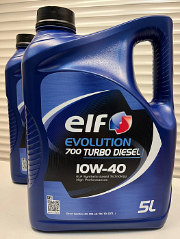 Моторное масло ELF 10W-40 5L EVOLUTION 700 TURBO DIESEL 5л 214121