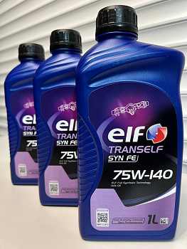 Трансмиссионное масло ELF 75W140 TRANSELF SYN FE 1л