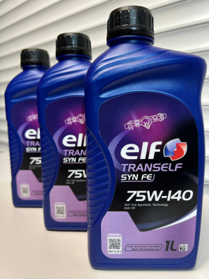 Трансмиссионное масло ELF 75W140 TRANSELF SYN FE 1л