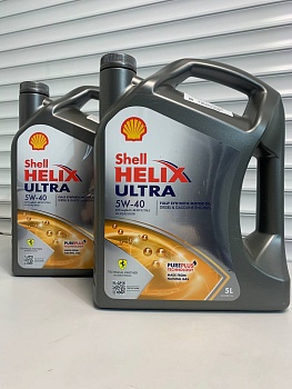 Моторное масло SHELL HELIX ULTRA 5W-40 5л 550073591