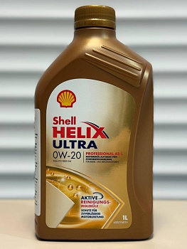 Моторное масло SHELL HELIX ULTRA Professional AS-L 0W-20 1л 550045103