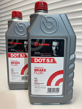 Жидкость тормозная BREMBO DOT 5,1 1л L05010