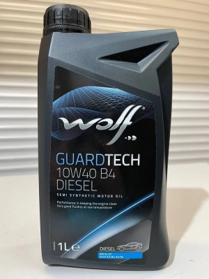 Моторное масло WOLF Guardtech B4 Diesel 10W-40 1л 23126/1