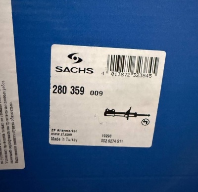 Амортизатор подвески передний левый SACHS 280359 газовый