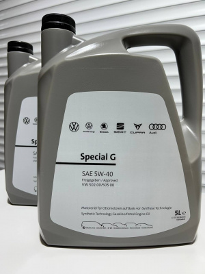 Моторное масло Volkswagen Special G 5W-40 5л GS55502M4