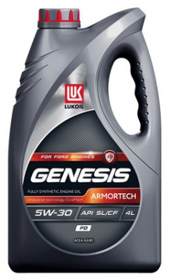 Моторное масло ЛУКОЙЛ GENESIS ARMORTECH FD 5W-30 4л 3149878