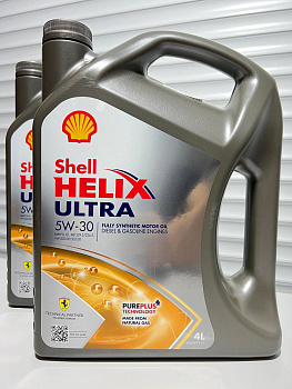 Моторное масло SHELL HELIX ULTRA 5W-30 4л 550046268