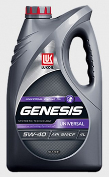 Моторное масло ЛУКОЙЛ GENESIS UNIVERSAL 5W40 4л 3148631