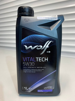 Моторное масло WOLF VitalTech 5W-30 1л 14115/1