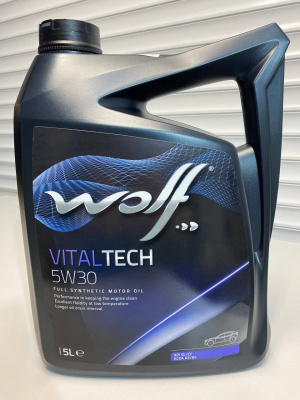 Моторное масло WOLF VitalTech 5W-30 5л 14115/5