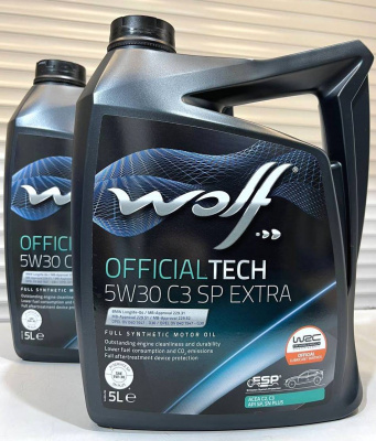 Моторное масло WOLF OfficialTech 5W-30 SP EXTRA 5л 65648/5