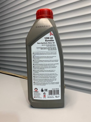 Моторное масло COMMA EUROLITE 10W40 1л EUL1L
