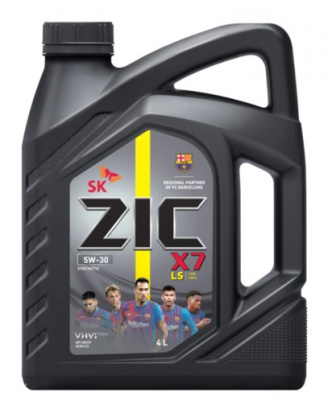 Моторное масло ZIC X7 LS 5W-30 4л 162619