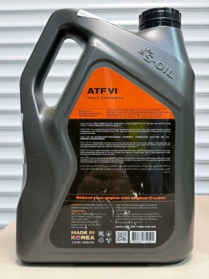 Масло трансмиссионное S-OIL 7 ATF VI Hyundai/Kia SP-IV/SP-H IV/RR DexronVI Mercon LV ZF HP6/8/9 MB236.15 1л  E107981