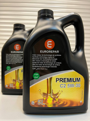 Моторное масло EUROREPAR PREMIUM C2 5W30 5л 1635764580