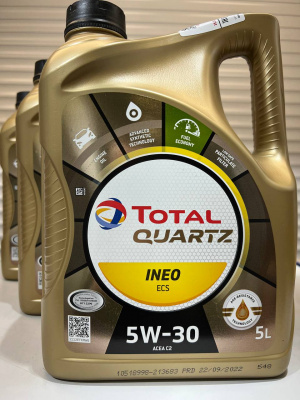 Моторное масло TOTAL QUARTZ INEO ECS 5W-30 5л 213683