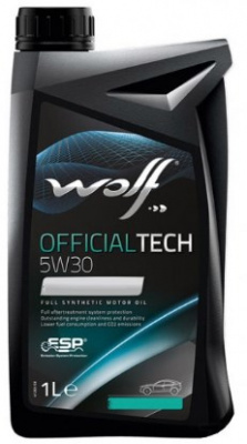 Моторное масло WOLF OfficialTech 5W-30 SP EXTRA 1л 65648/1