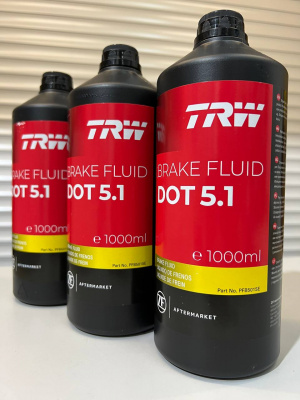 Жидкость тормозная TRW DOT 5.1, 1л PFB501SE