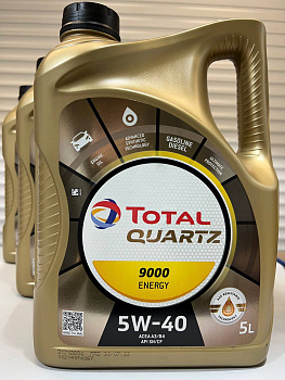Моторное масло TOTAL QUARTZ 9000 ENERGY 5W-40 5л 213697