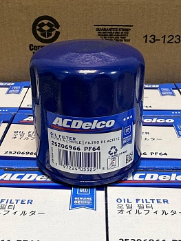 Фильтр масляный Chevrolet Equinox, GMC TERRAIN 1.5/2.0  PF64, 25206966 GM AcDelco