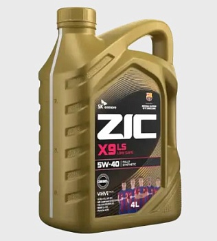 Моторное масло ZIC X9 LS DIESEL 5W40 4л 162609