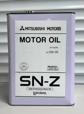 MITSUBISHI LUBROLENE SN-Z 5W30 API SN 4л MZ102731