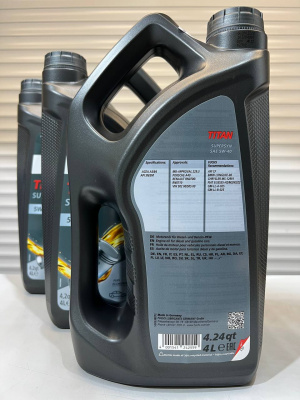 Моторное масло TITAN Supersyn 5W-40 4л 602003218