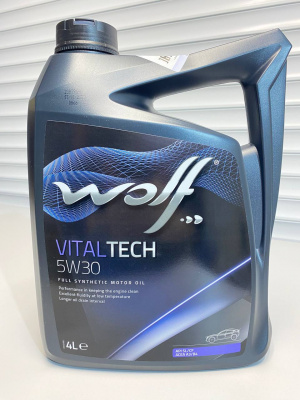 Моторное масло WOLF VitalTech 5W-30 4л 14115/4