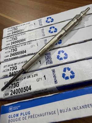 Свеча накала GM AcDelco 24000504 / 73G