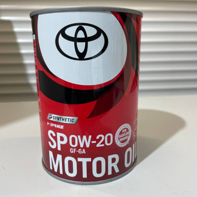 Моторное масло TOYOTA  SP 0W-20 GF-6A 1л (металл) 0888014306