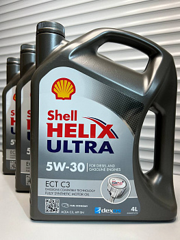 Моторное масло SHELL HELIX ULTRA ECT C3 5W-30 4л 550050441