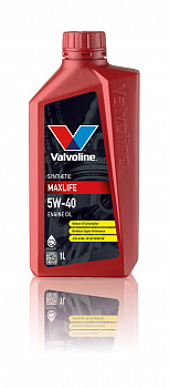 Моторное масло VALVOLINE MAXLIFE 5W-40 1л 872363, 908753