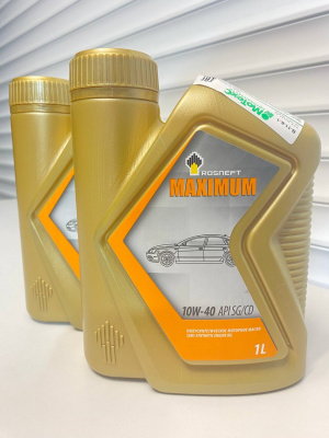 Моторное масло ROSNEFT Maximum 10W-40 1л 40814332