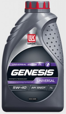 Моторное масло ЛУКОЙЛ GENESIS UNIVERSAL 5W40 1л 3148630