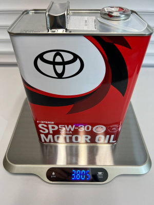 Моторное масло TOYOTA 5W30 SP 4L (металл) 0888013705