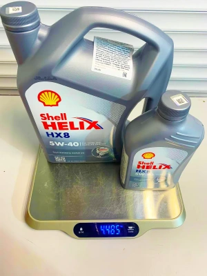 Моторное масло SHELL HELIX  5W40 HX8 5л(4л+1л) 5011987074897