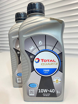 Моторное масло TOTAL QUARTZ 7000 DIESEL 10W-40 1л 214111