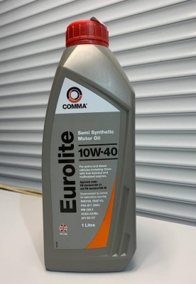 Моторное масло COMMA EUROLITE 10W40 1л EUL1L